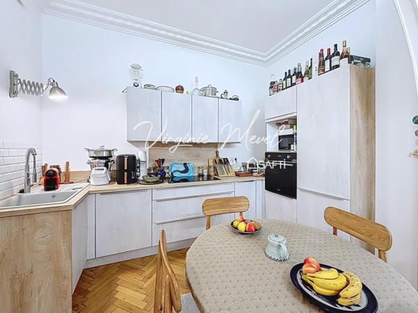 Nice Libération, 3 pièces rénové de 68m2 en rez de jardin