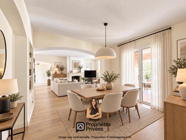 Villa plein Golf Saint Raphael 6 pièces 172 m2, jardin paysager et piscine