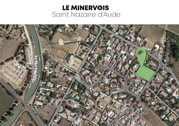 LE SOMAIL (Canal du Midi / Saint-Nazaire-d'Aude), Terrain à Bâtir, Site for Sale, 441m2.
