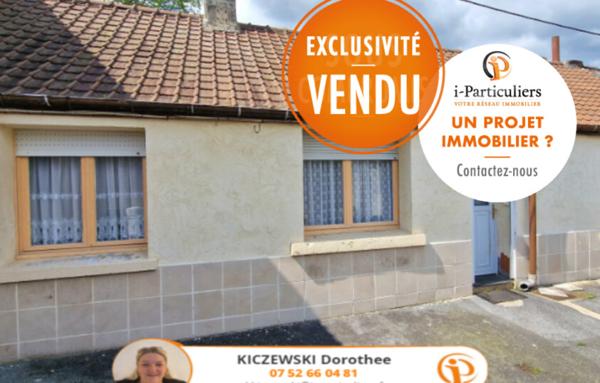 HAVELUY 59292 Maison de Plain-pied 4 pièces