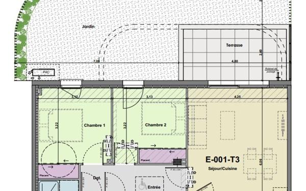 Appartement à vendre    3 pièces •  Narbonne