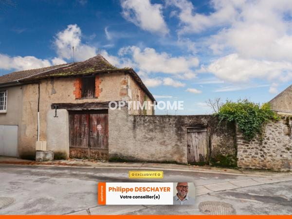 Grange de 110 m² environ sur 2 Niveaux sur parcelle de Terrain 280 m² - Centre Bourg Historique - MAGNAC LAVAL (87)