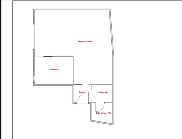 Appartement 2 pièces - 35 m² Exclusivité efficity