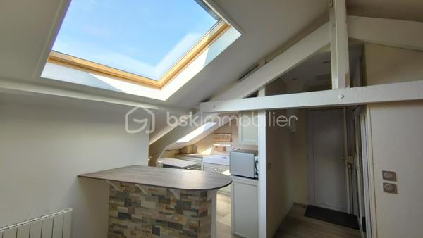Coup de cœur assuré – Lumineux appartement mansardé de 37,2 m² (plus de 57m2 au sol), offrant une belle pièce de vie.

Niché au 3ème et dernier étage d’un bel immeuble ancien en briques dans le quartier de Merlan, venez découvrir ce chaleureux appartement à l'esprit "cocon", idéal pour un jeune couple ou un premier achat.

Entièrement optimisé, il vous offre :

Une entrée fonctionnelle avec placard intégré (2,9 m²) ;
Une magnifique et vaste pièce de vie de 26,1 m² baignée de lumière, combinant un salon chaleureux et un espace cuisine ouverte ;
Un espace nuit séparé, idéal pour un aménagement de chambre cosy ou un bureau (5,5 m²) ;
Une salle d’eau moderne avec WC (2,7 m²).

Les points forts de ce bien :

Le charme de l’atout mansardé combiné à un agencement moderne où l’espace de vie a été largement privilégié.
Dernier étage : calme garanti et très belle luminosité tout au long de la journée.
Charges de copropriété très faibles (~75 €/mois) grâce à la gestion saine en syndic bénévole de cette petite copropriété de 9 lots d'habitation.

A vos appels !