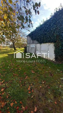 Jolie maison avec ces  3 chambres, un sous-sol, des dépendances,  un terrain de 3 873 m².