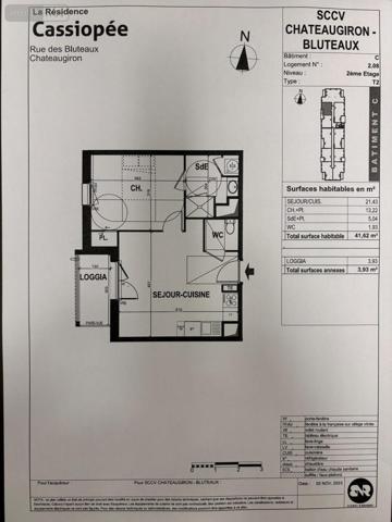 Appartement à louer à Châteaugiron en Ille-et-Vilaine (35410), ref : LA2186-35018