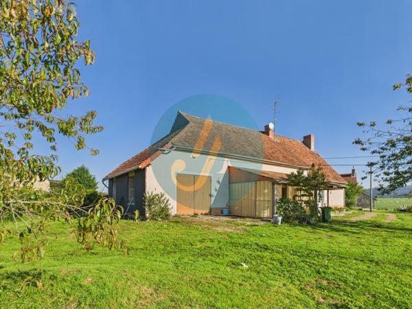 Jailly (58330) Charmante longère plain-pied, 3 chambres avec dépendances et terrain