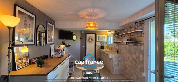 Maison à vendre 5 pièces MONFLANQUIN (47) Maison rénovée sur sous-sol avec un logement indépendant.