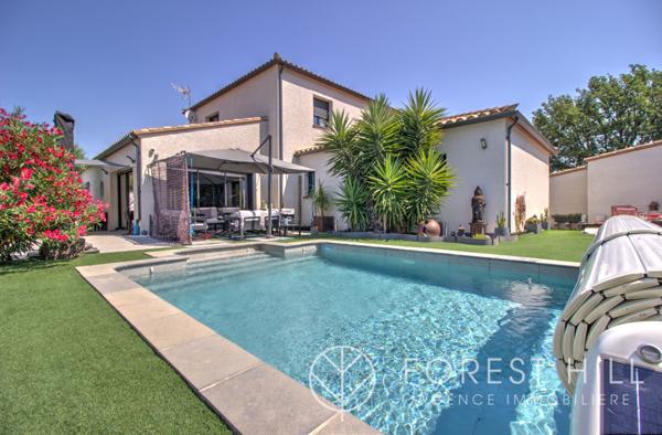 Le Boulou (66160) À découvrir en fin de lotissement : magnifique maison 4 faces