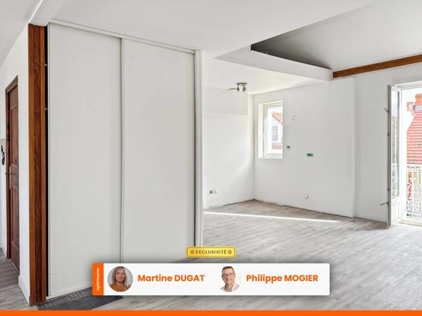Appartement duplex, 2 pièces, à deux pas du marché couvert