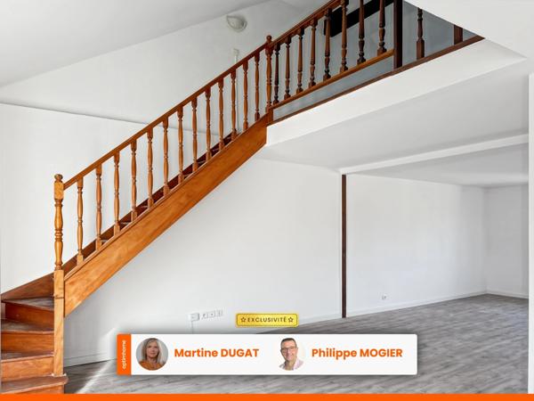 Appartement duplex, 2 pièces, à deux pas du marché couvert