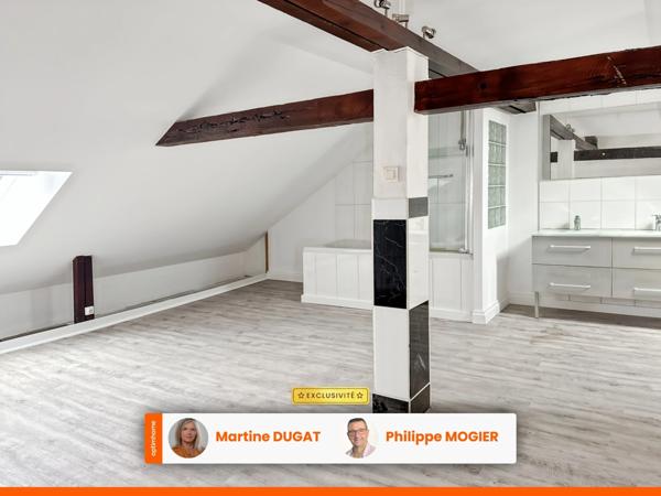 Appartement duplex, 2 pièces, à deux pas du marché couvert