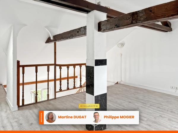 Appartement duplex, 2 pièces, à deux pas du marché couvert