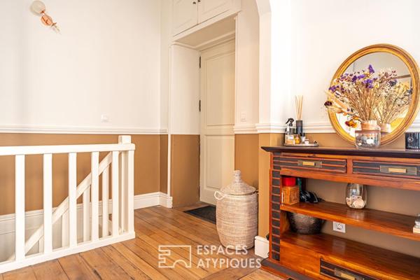 Appartement duplex en souplex avec belle cave voutée aménagée