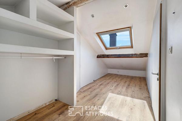 Un appartement comme une maison de ville avec son jardin et son garage