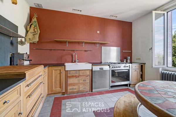 Un appartement comme une maison de ville avec son jardin et son garage