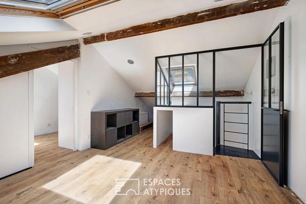 Un appartement comme une maison de ville avec son jardin et son garage