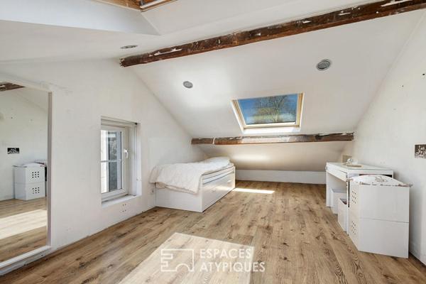 Un appartement comme une maison de ville avec son jardin et son garage