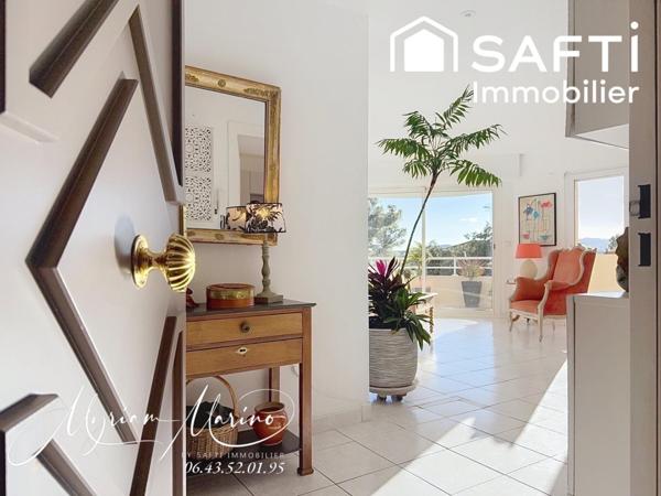 Saint Raphaël Valescure : 3 pièces lumineux, terrasse plein soleil, garage et parking