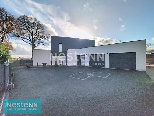 À vendre - Maison Passive d'Architecte à Pommeret -174 m² - Toits Plats, Piscine & Air Sain - Proche Littoral !