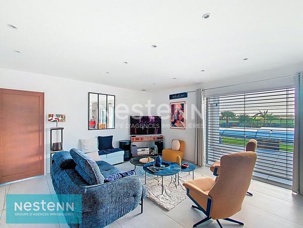 À vendre - Maison Passive d'Architecte à Pommeret -174 m² - Toits Plats, Piscine & Air Sain - Proche Littoral !