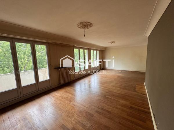 NANTES, Appartement T3, balcons, parking et cave