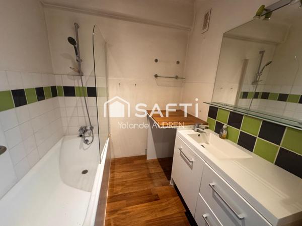 NANTES, Appartement T3, balcons, parking et cave