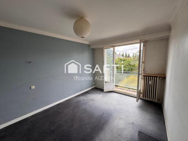 NANTES, Appartement T3, balcons, parking et cave