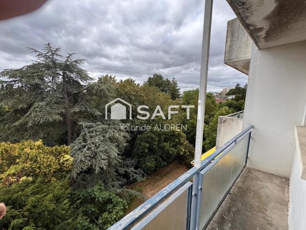 NANTES, Appartement T3, balcons, parking et cave