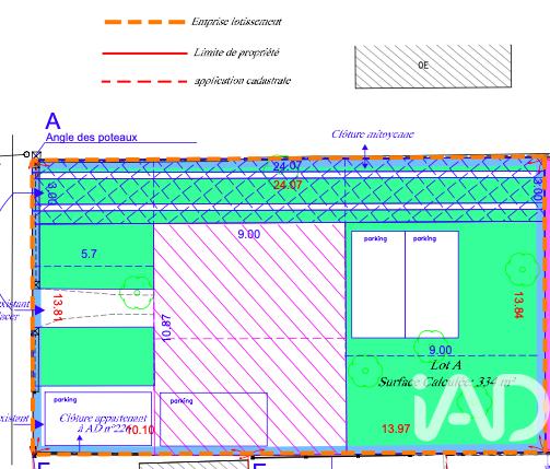 Terrain à vendre 334 m² Villiers-sur-Marne