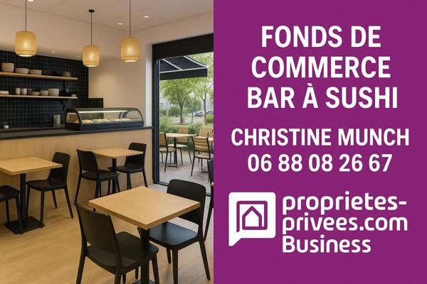 CHATOU - RESTAURATION RAPIDE, BAR A SUSHI, TERRASSE