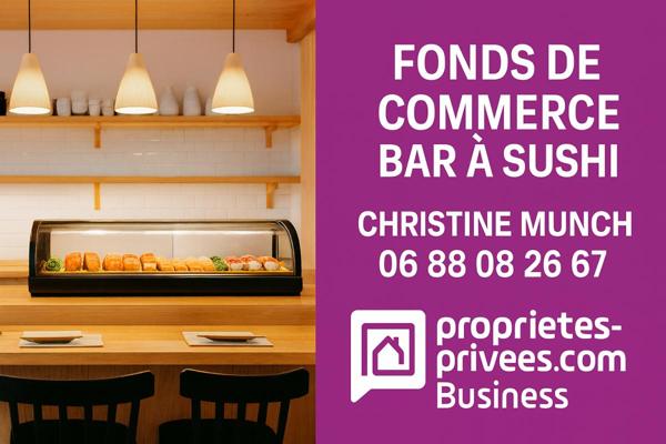 CHATOU - RESTAURATION RAPIDE, BAR A SUSHI, TERRASSE