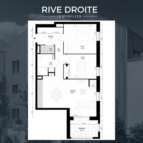 Chantepie (35135) CHANTEPIE T3 avec Balcon