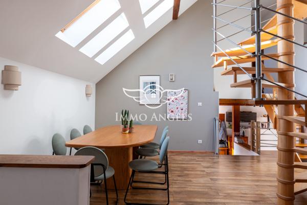 Grange rénovée esprit loft avec local pro & grande terrasse