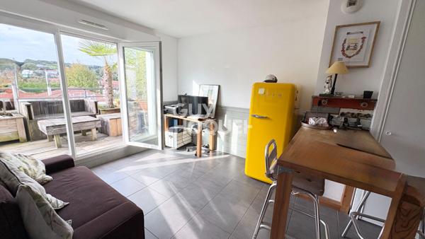 Deux pièces avec terrasse au sud, sans vis à vis