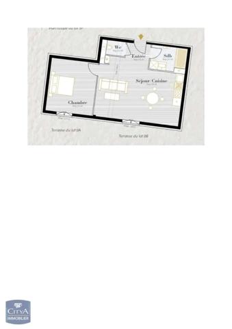 Appartement à louer 2 pièces 49.04m²