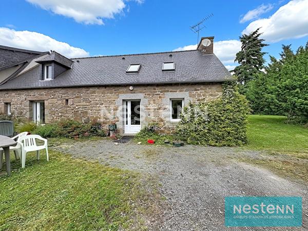 Maison longère en campagne de Plaintel  proche SAINT JULIEN, en impasse, 3 chambres, 1100 m² de terrain  !