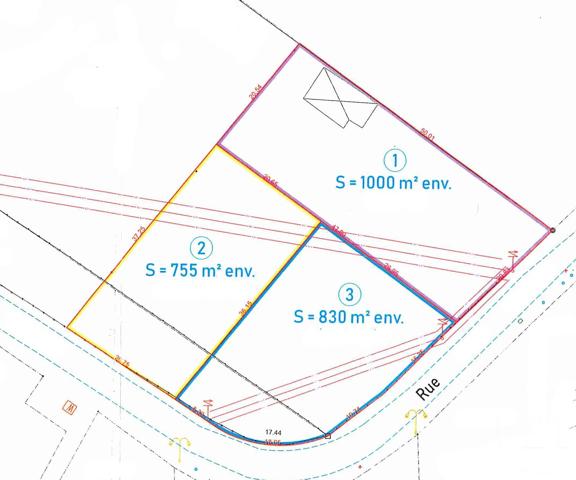 Terrain à vendre  755 m 2   QUESTEMBERT  - 56