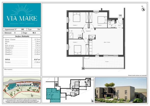 Appartement à vendre 4 pièces GHISONACCIA (20)