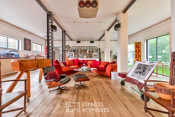 Atelier industriel aménagé en Loft familial