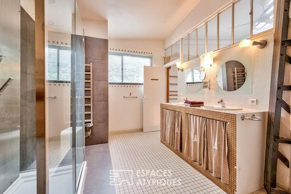 Atelier industriel aménagé en Loft familial