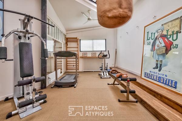 Atelier industriel aménagé en Loft familial