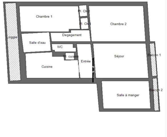 Appartement 3 pièces - 73 m²