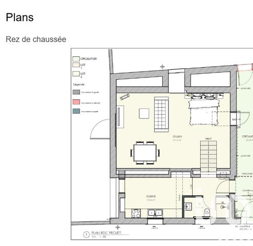 Appartement à vendre 3 pièces 35 m² Moulins-lès-Metz