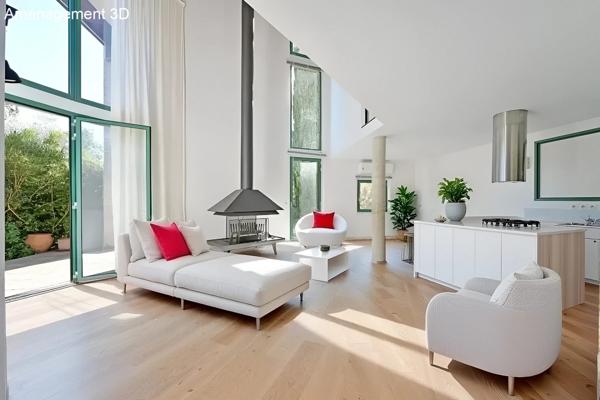 L’atelier d’artiste : une villa à fort potentiel en jardin bucolique