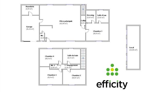 Maison
         5 pièces
        - 112 m² 569 000 € *