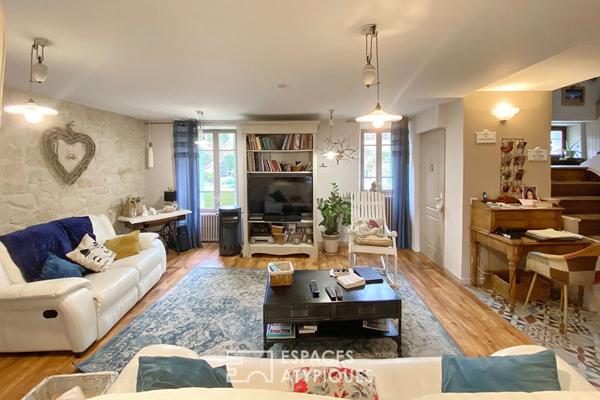 Bâtisse de caractère avec vue imprenable sur le Mont Blanc