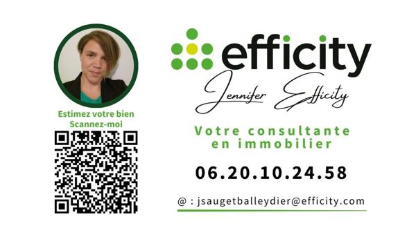 Appartement 2 pièces - 42 m² Exclusivité efficity