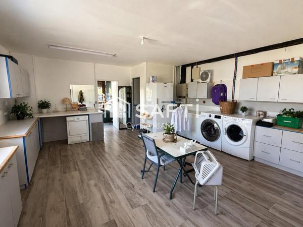Maison et appartement 160 m², plus local industriel