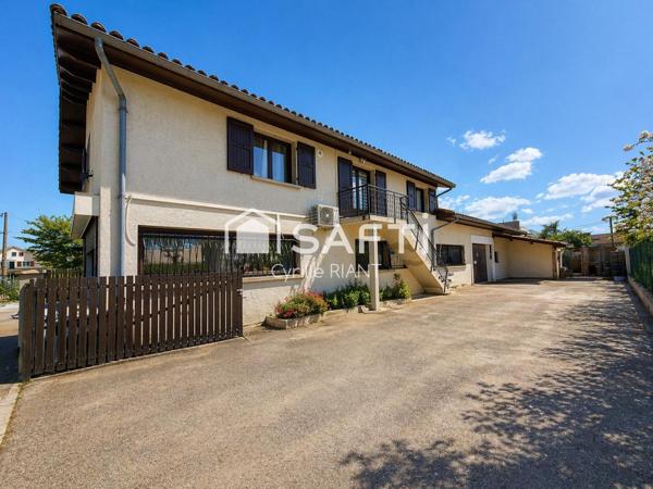 Maison et appartement 160 m², plus local industriel